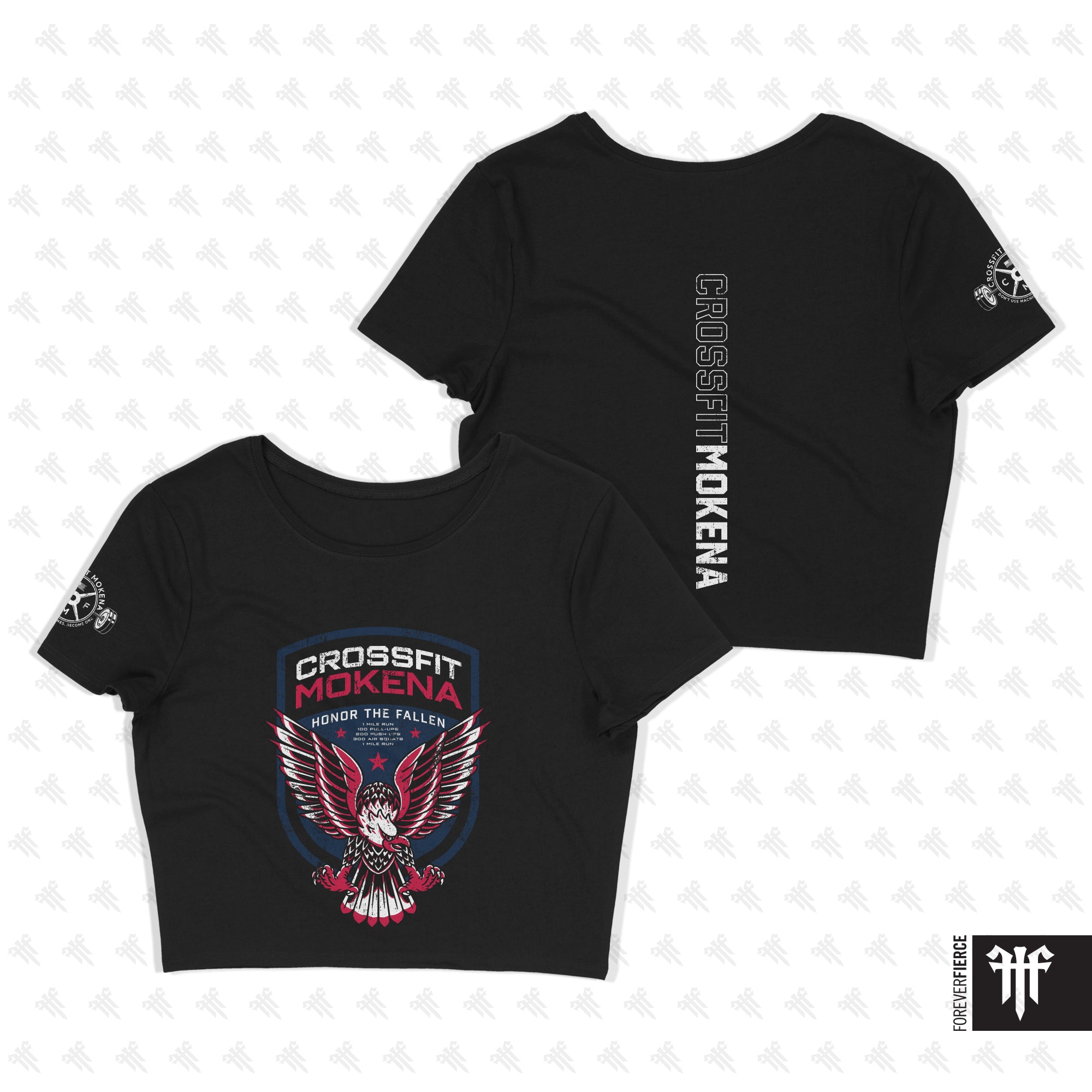 CrossFit Mokena April 2026 Womens Crop Tee
