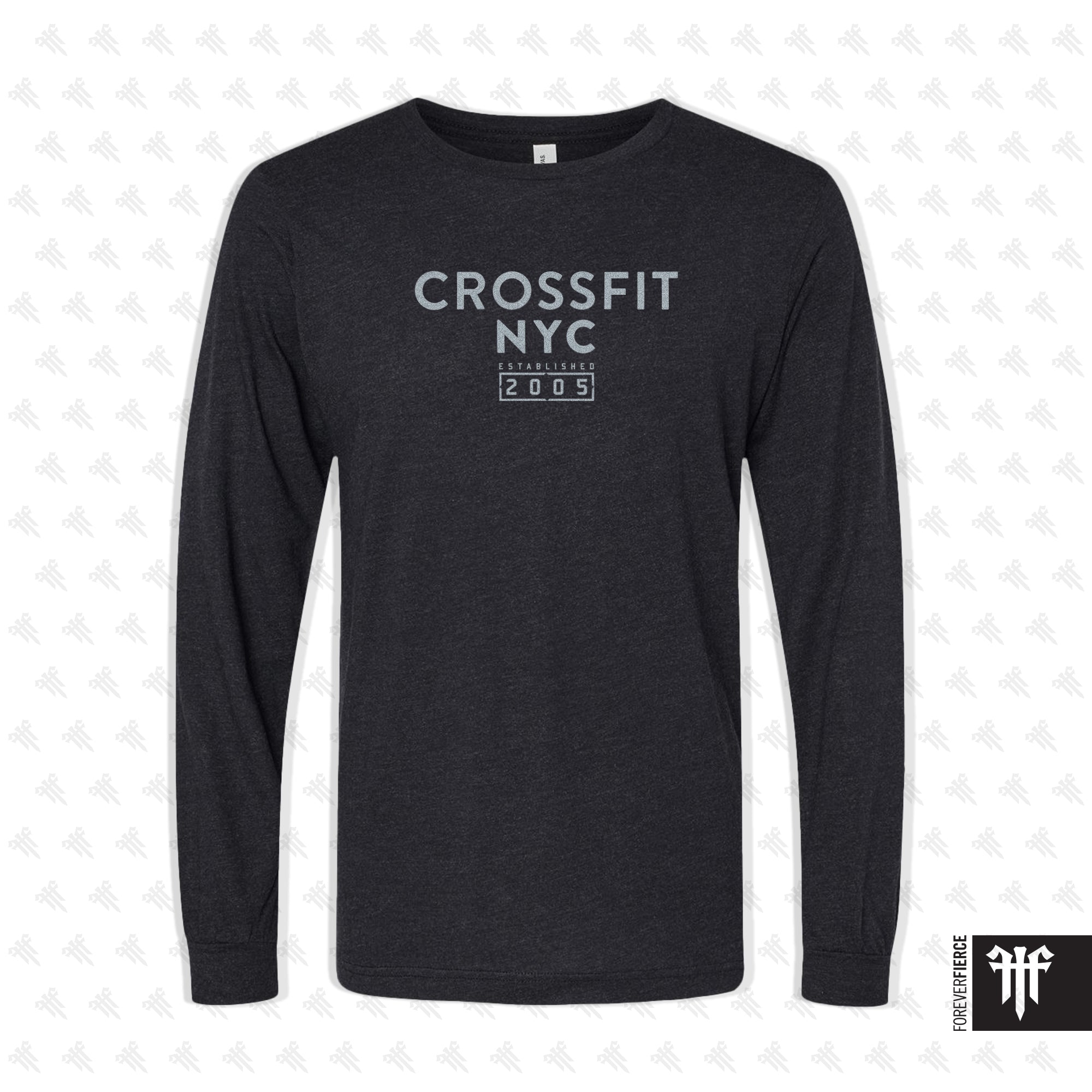 CrossFit NYC August 2025 Silver Ink Longsleeve