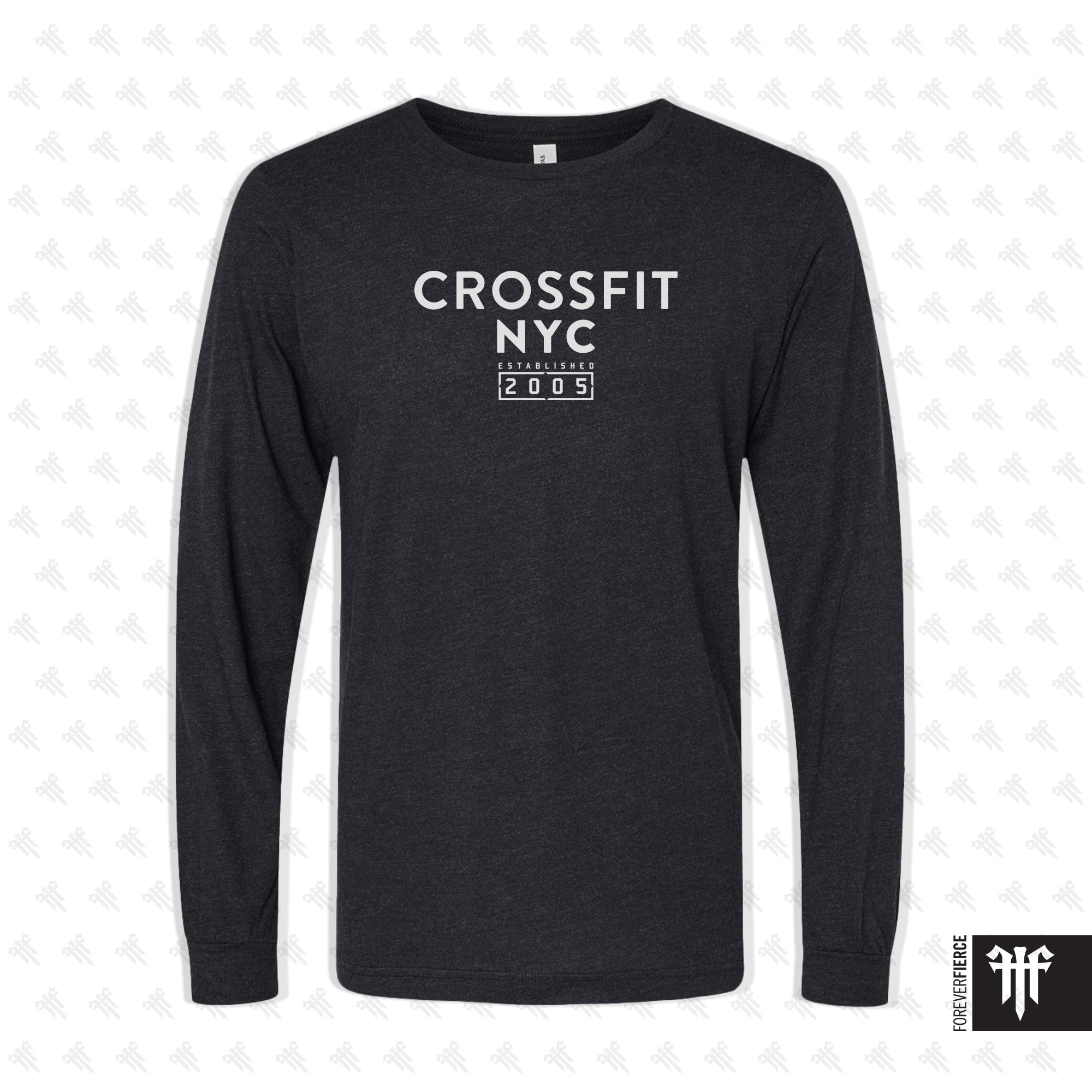 CrossFit NYC October 2025 White Ink Longsleeve