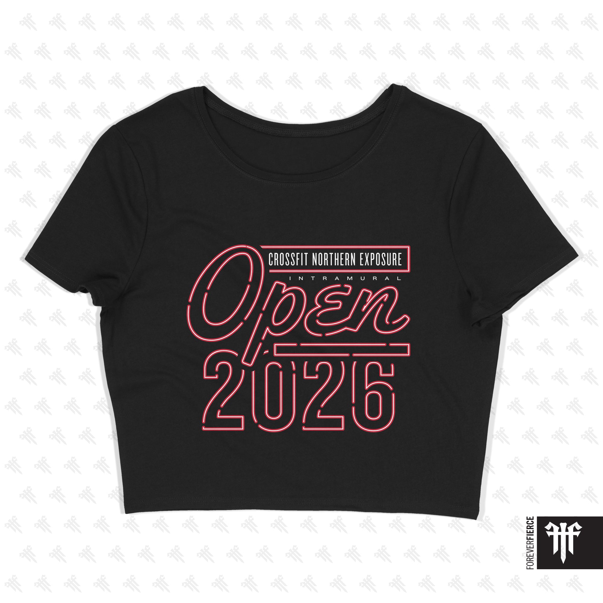 CrossFit Northern Exposure January 2026 Womens Crop Tee