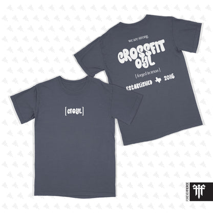 CrossFit OYL March 2026 White Ink Comfort Colors Tee