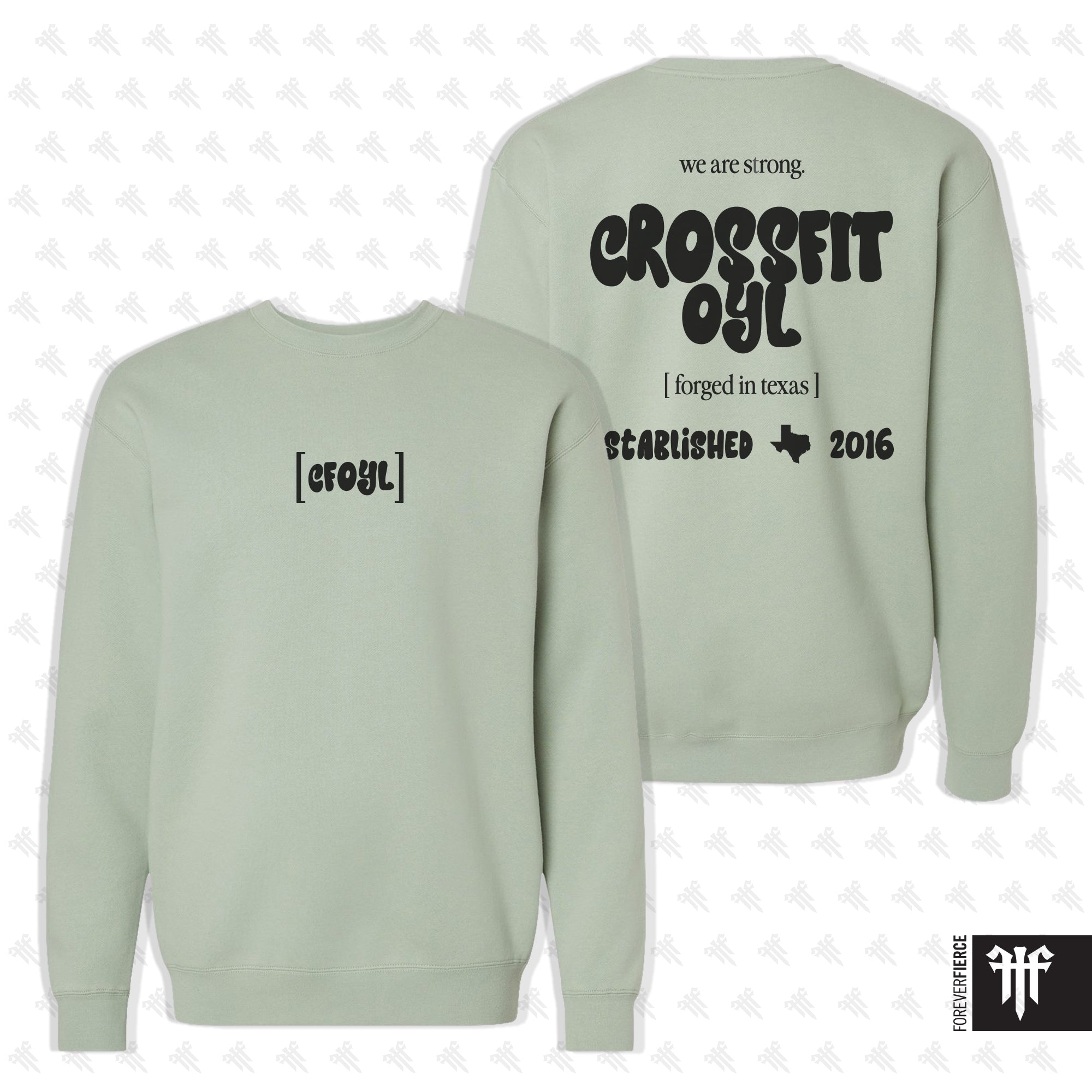 CrossFit OYL March 2026 Black Ink Crewneck