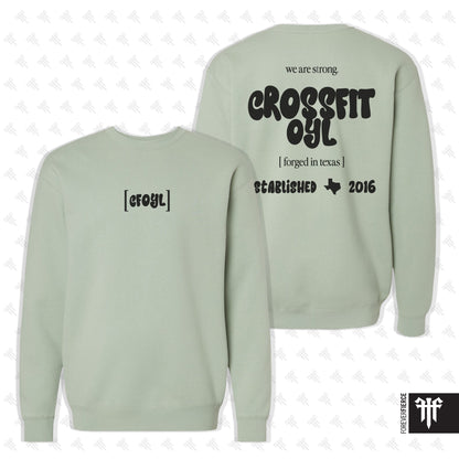 CrossFit OYL March 2026 Black Ink Crewneck