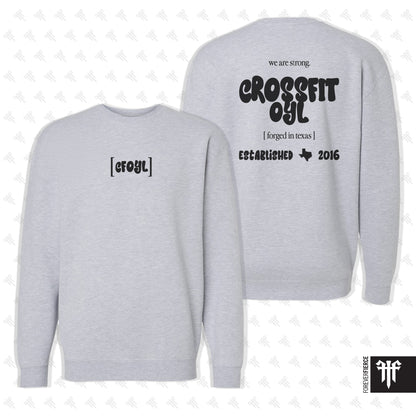 CrossFit OYL March 2026 Black Ink Crewneck