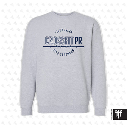 CrossFit PR January 2026 Live Longer and Stronger Crewneck