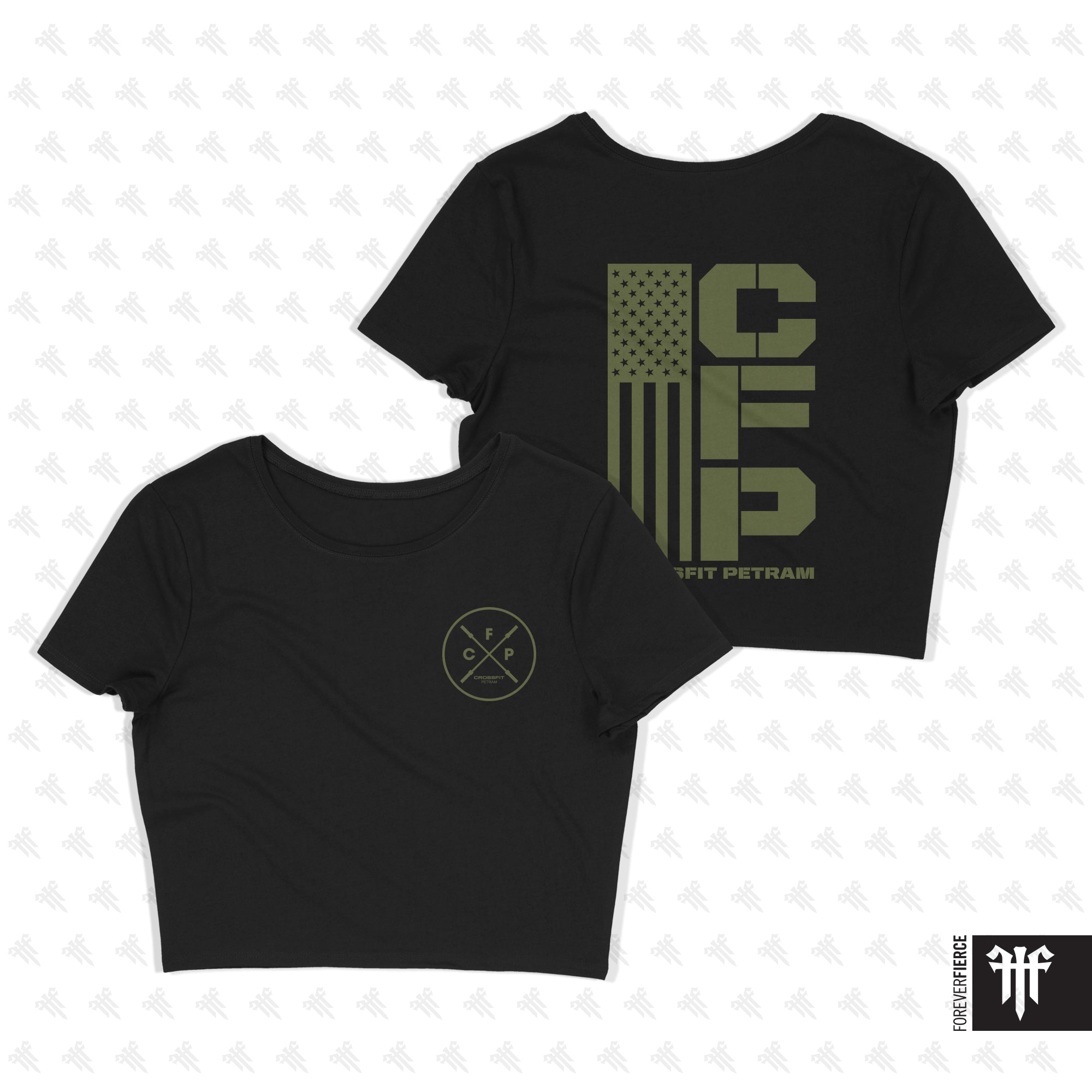 CrossFit Petram April 2026 Womens Crop Tee