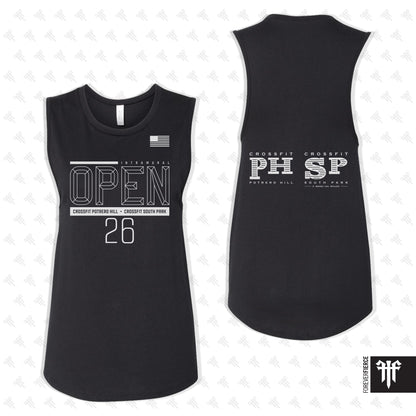 CrossFit South Park and CrossFit Potrero Hill January 2026 Womens Muscle Tank