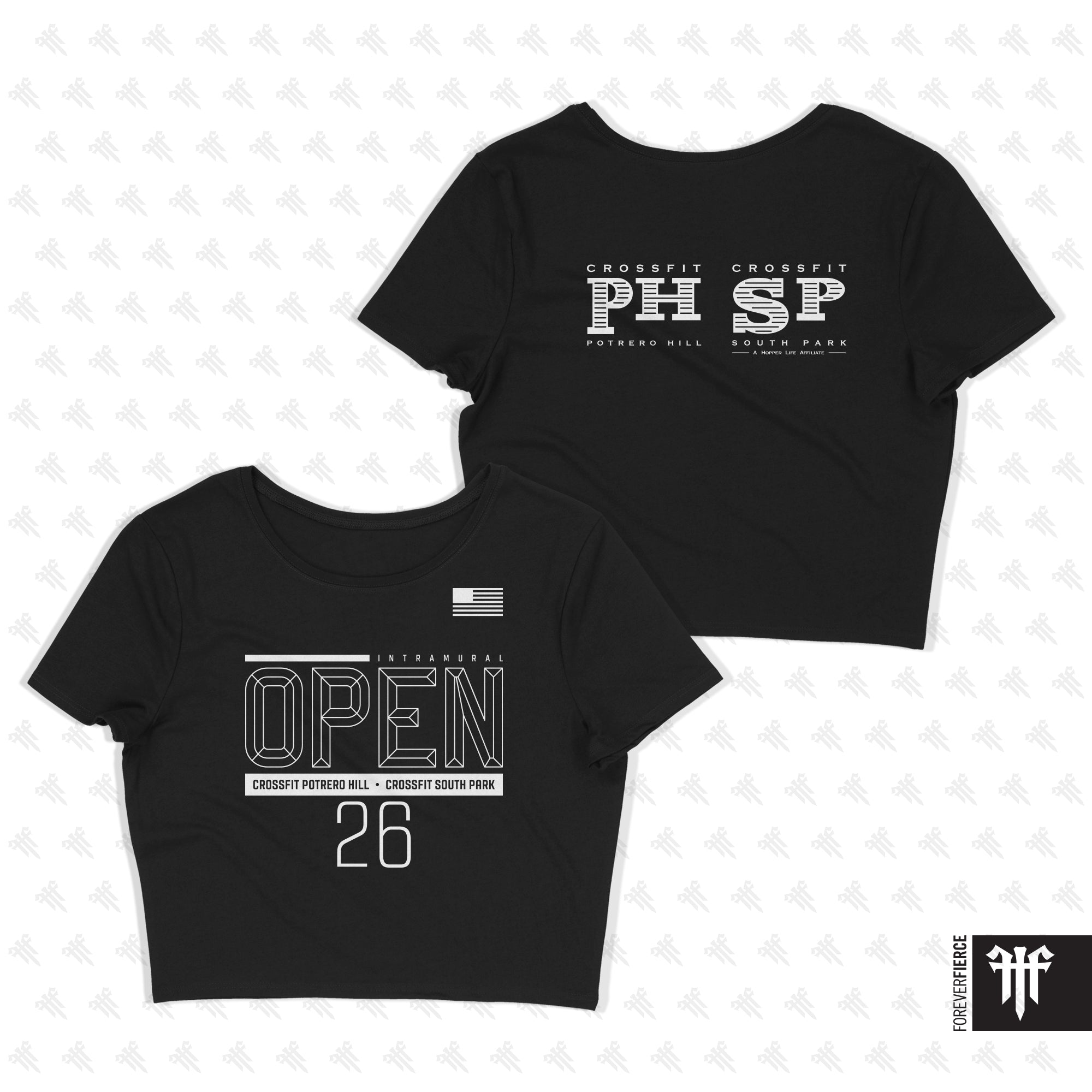 CrossFit Potrero Hill January 2026 Womens Crop Tee