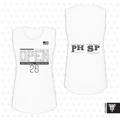 CrossFit South Park and CrossFit Potrero Hill January 2026 Womens Muscle Tank