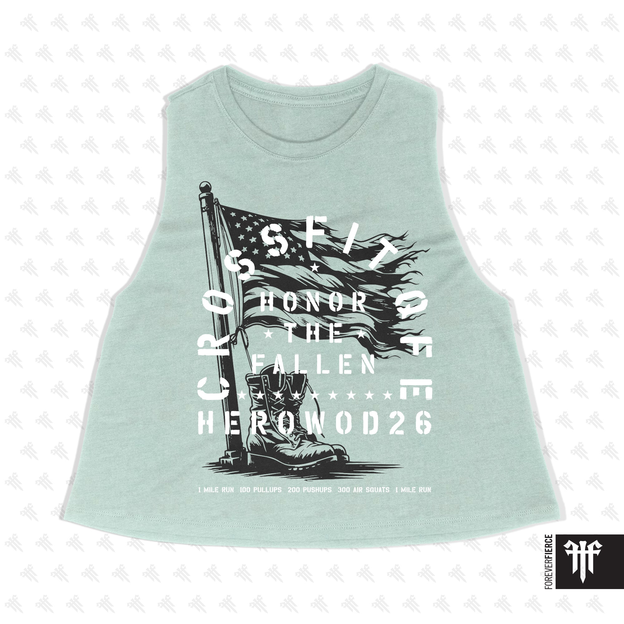 CrossFit QFE April 2026 Womens Crop Tank