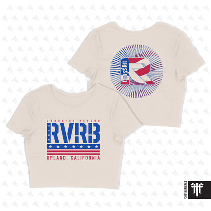 CrossFit Reverb April 2025 Womens Crop Tee