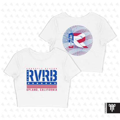 CrossFit Reverb April 2025 Womens Crop Tee