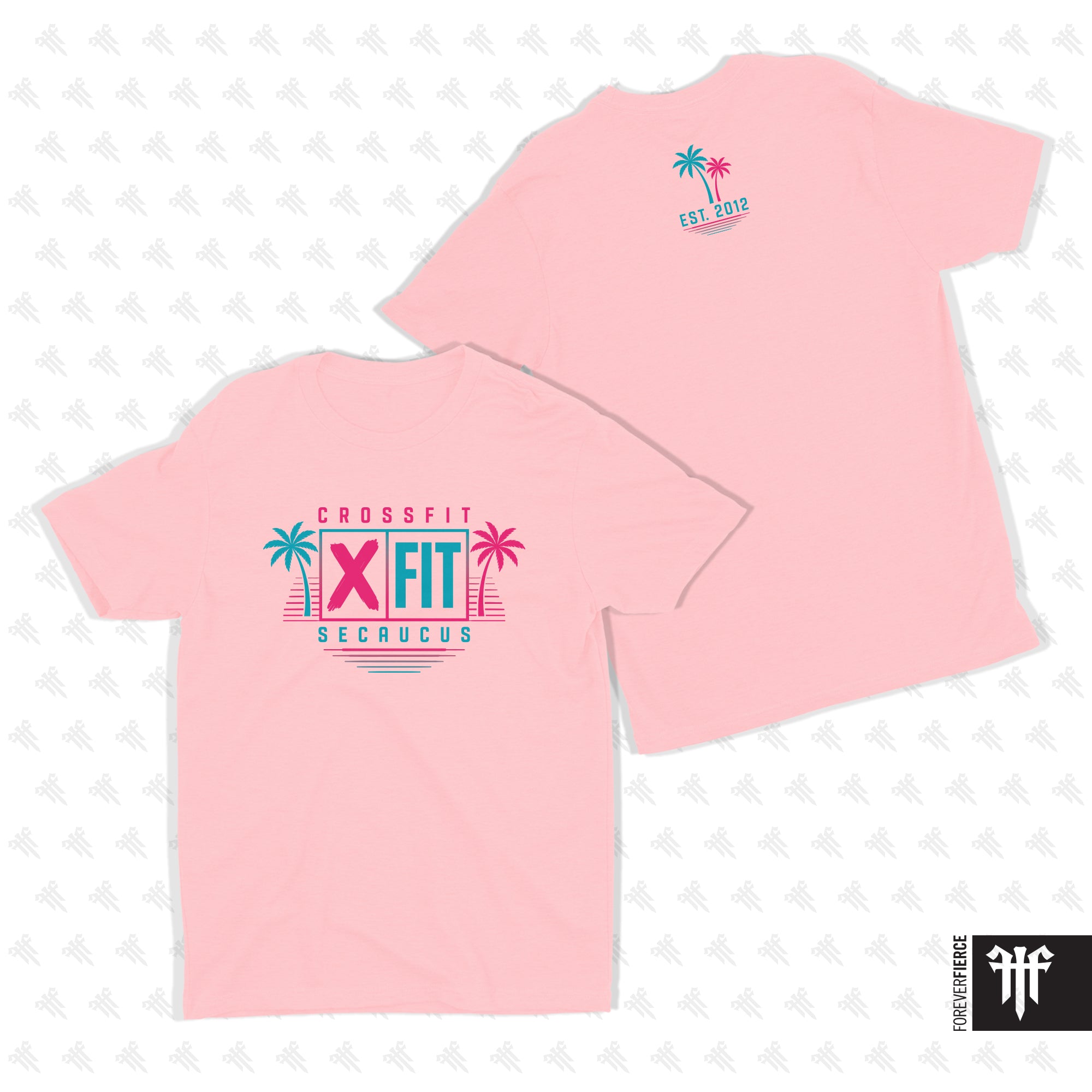 CrossFit Secaucus July 2026 Tee - Heather Light Pink