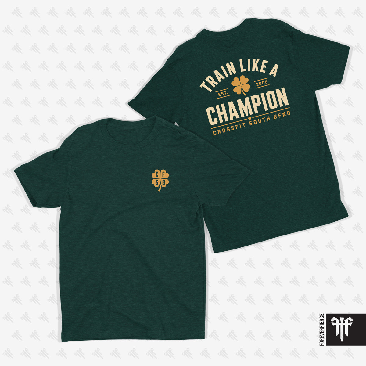 CrossFit South Bend August 2026 Tee - Emerald Triblend
