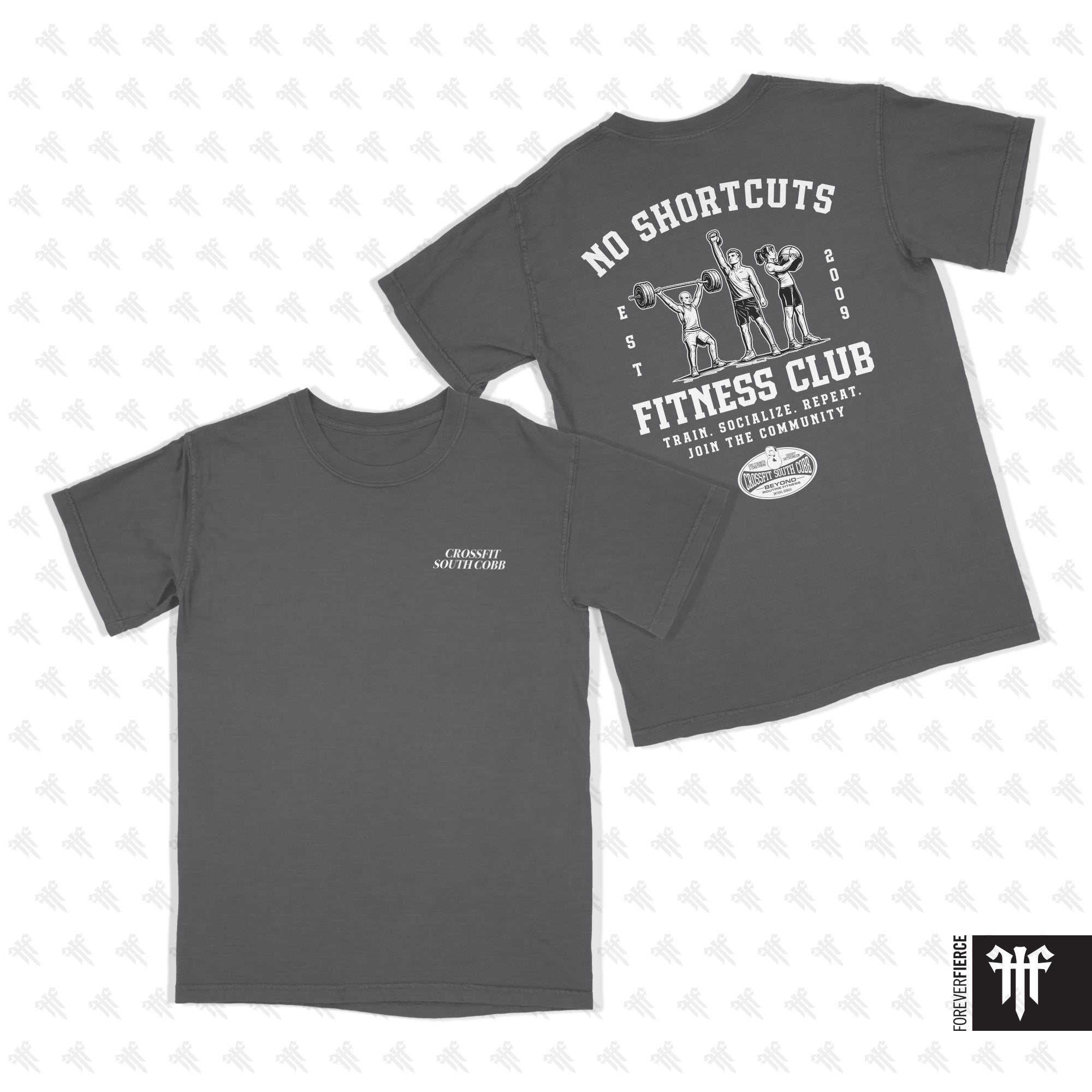CrossFit South Cobb April 2026 Comfort Colors Grey Tee