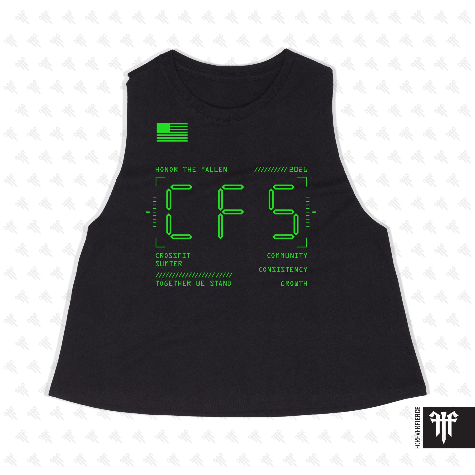 CrossFit Sumter April 2026 Womens Crop Tank