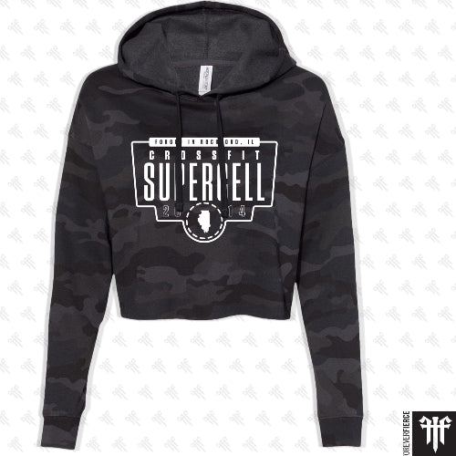 CrossFit Supercell September 2025 Womens Crop Pullover Hoodie