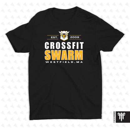 CrossFit Swarm May 2026 Dark Background Tee