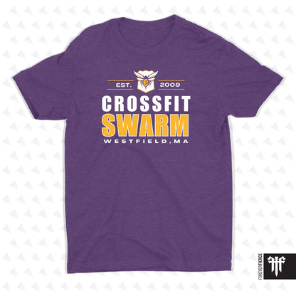 CrossFit Swarm May 2026 Dark Background Tee