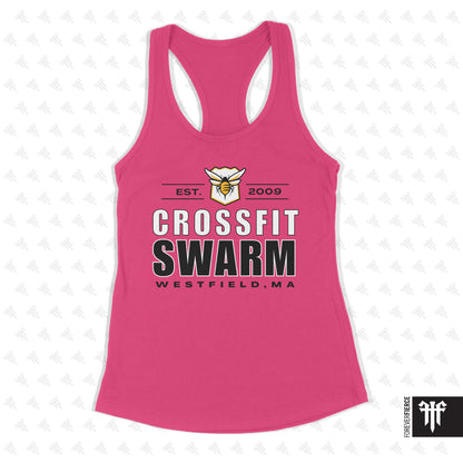 CrossFit Swarm May 2026 Light Background Womens Racerback