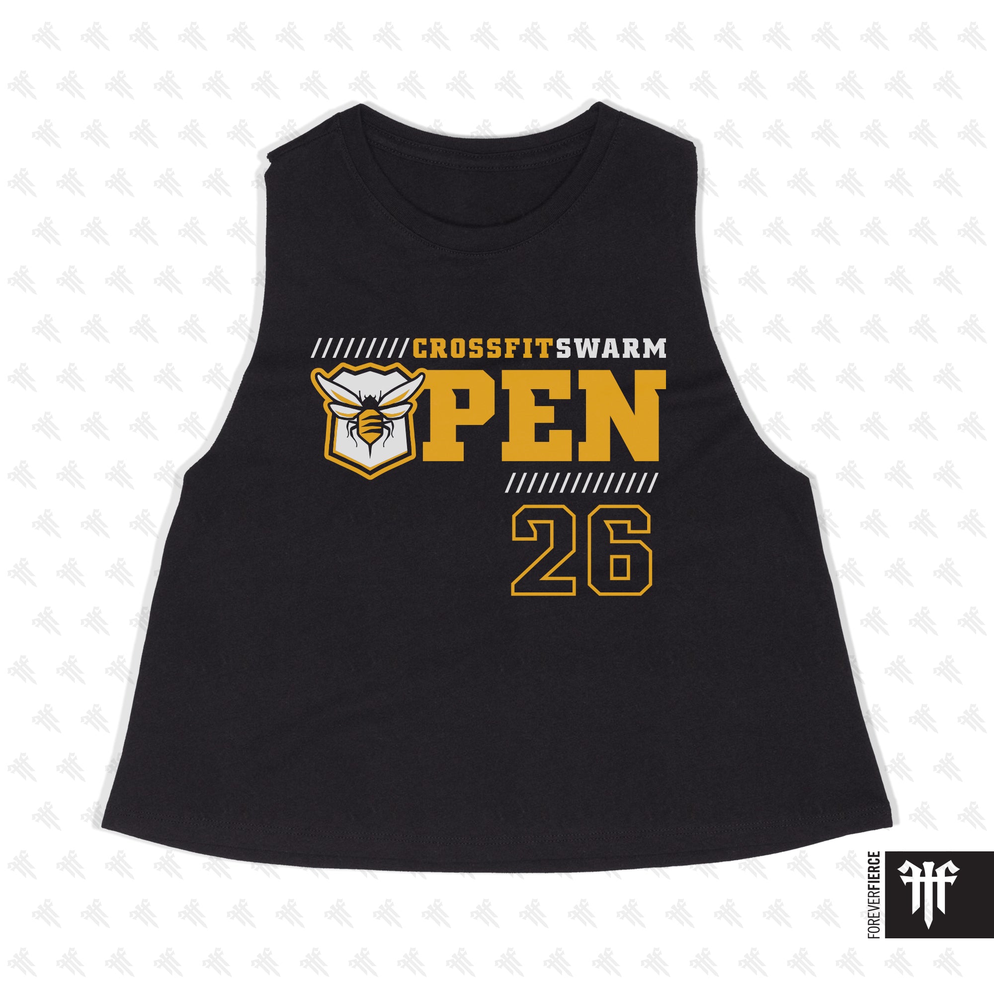 CrossFit Swarm January 2026 Womens Crop Tank