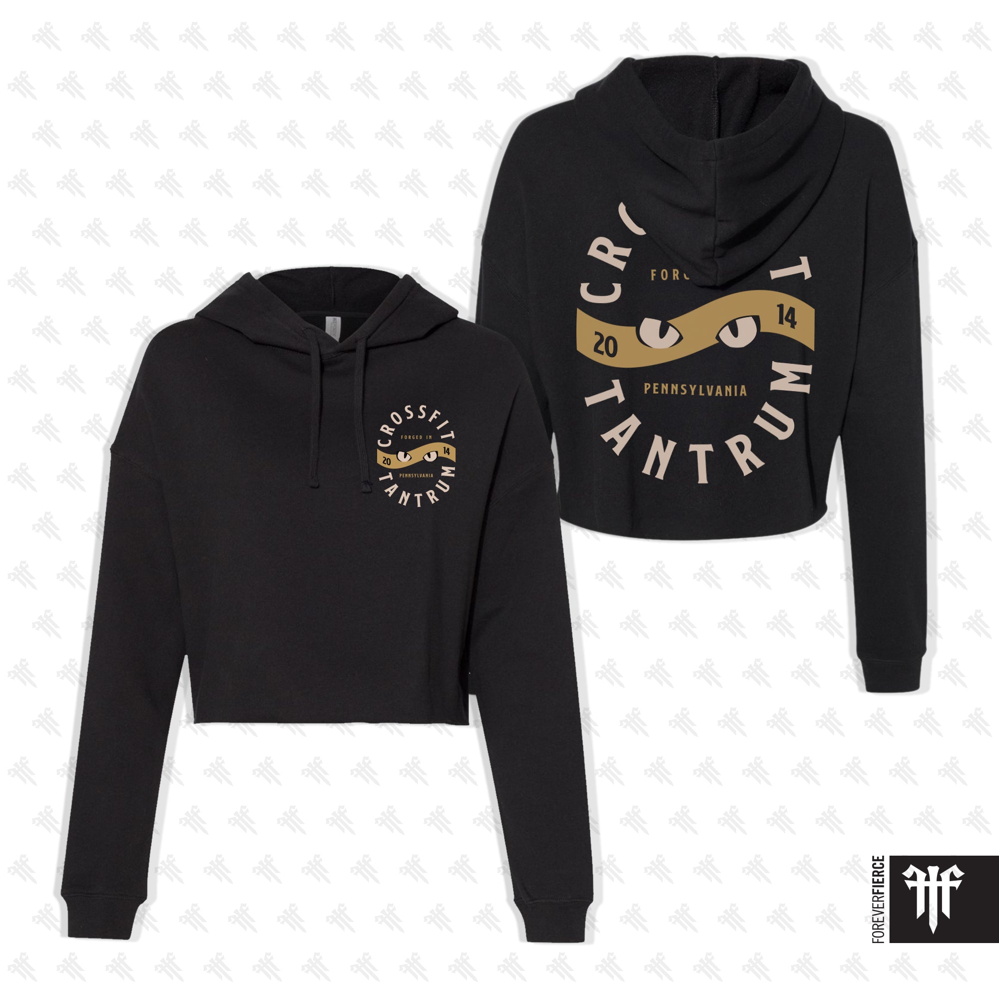 CrossFit Tantrum October 2025 Womens Crop Pullover