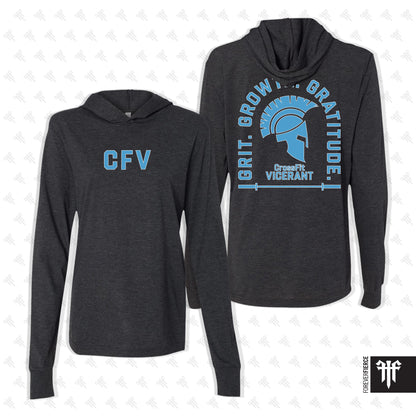 CrossFit Vicerant April 2026 Semi Circle Design Lightweight T-shirt Hoodie