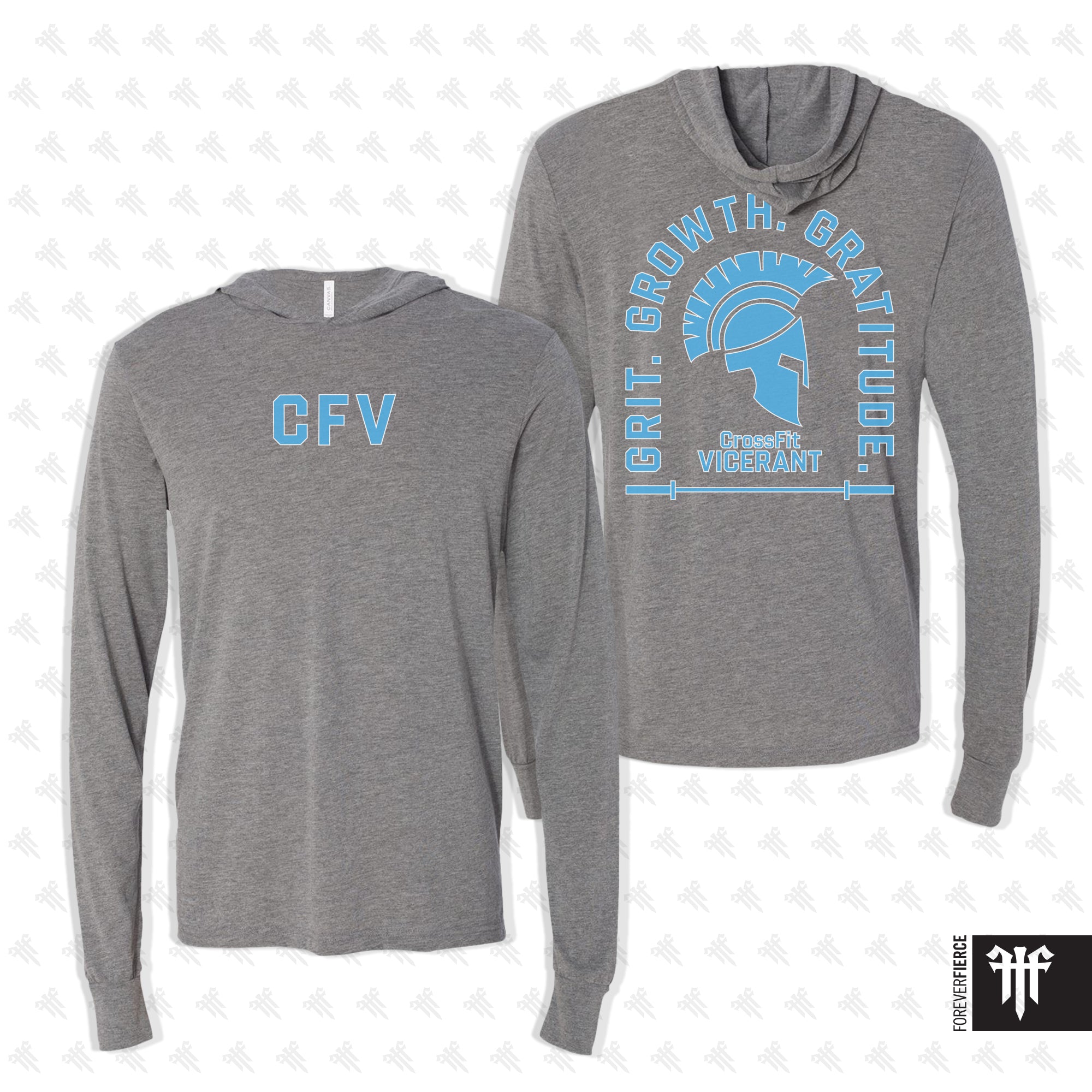 CrossFit Vicerant April 2026 Semi Circle Design Lightweight T-shirt Hoodie