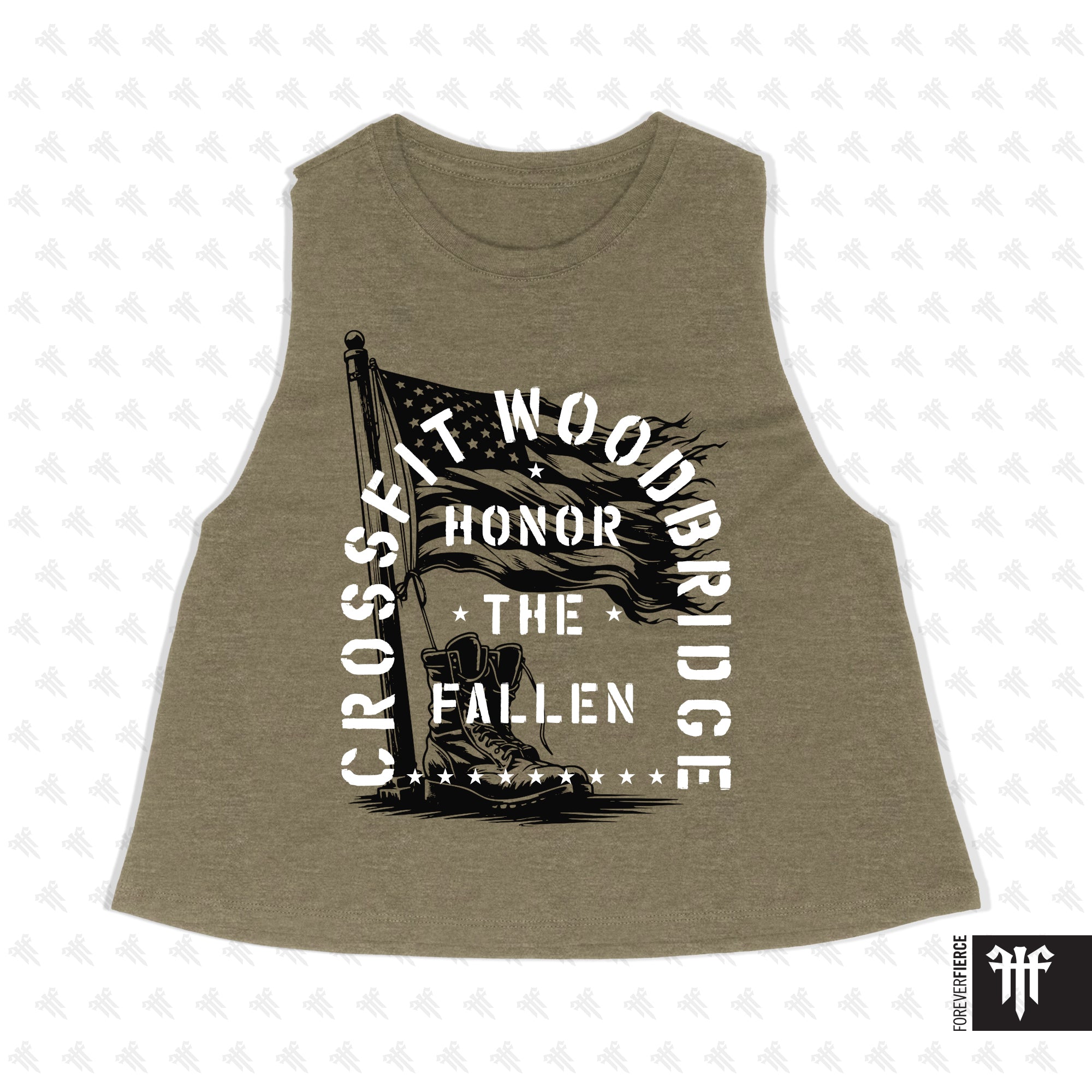 CrossFit Woodbridge April 2026 Womens Crop Tank