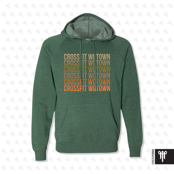 CrossFit Wotown October 2024 Raglan Pullover Hoodie