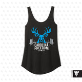 Carolina Freedom July 2026 Logo Womens Relaxed Tank - Black