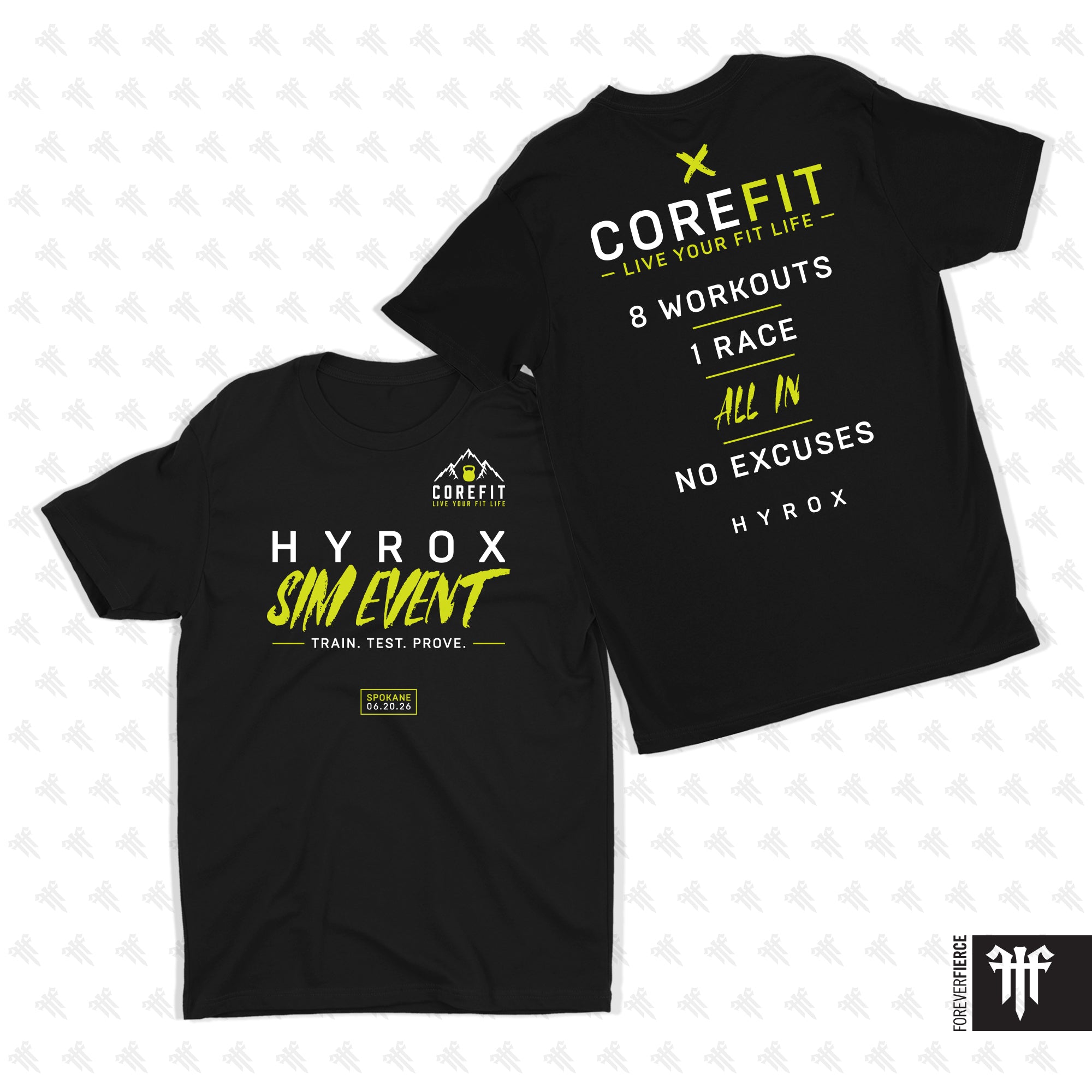 CoreFit April 2026 HYROX Tee