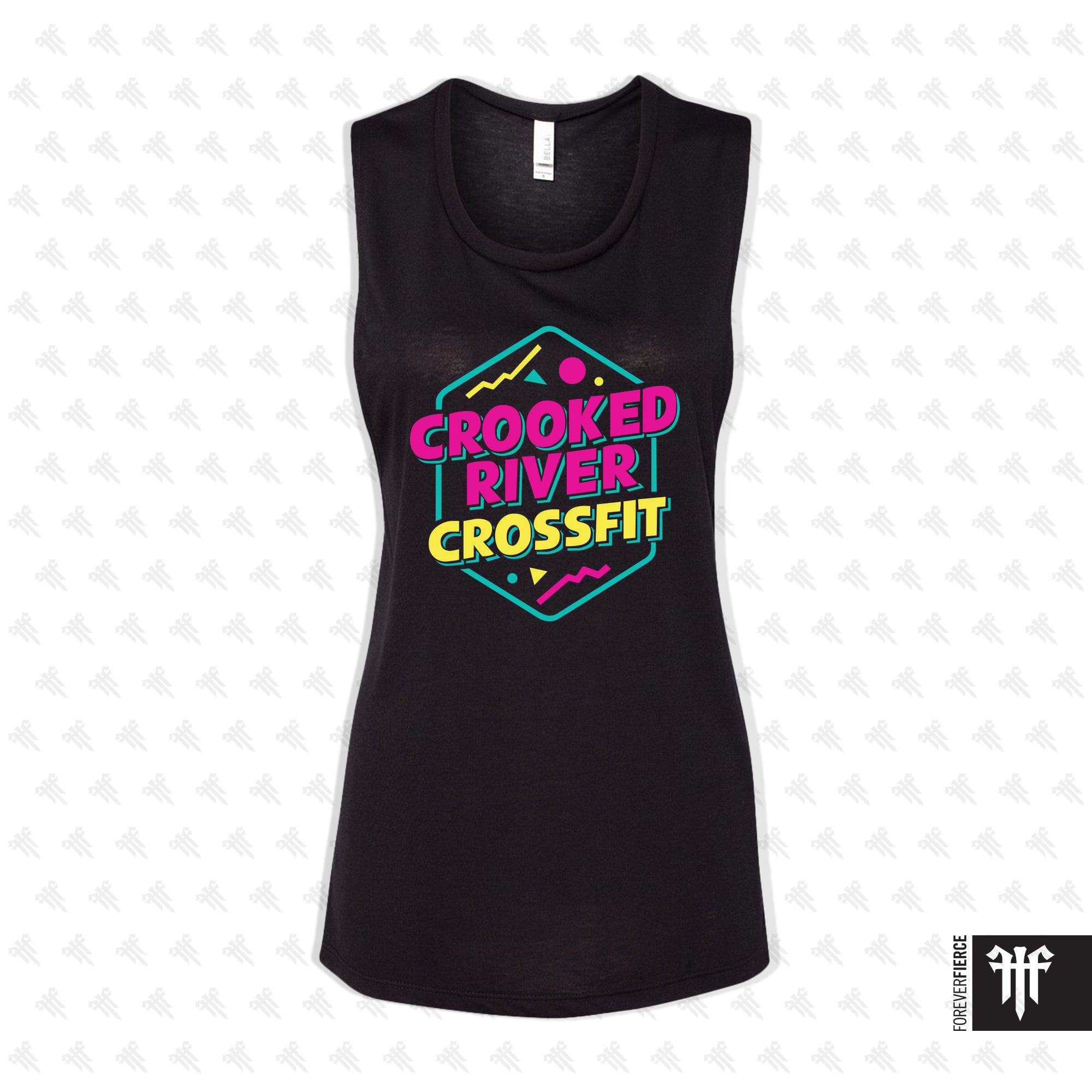 Crooked River CrossFit June 2025 Womens Muscle Tank