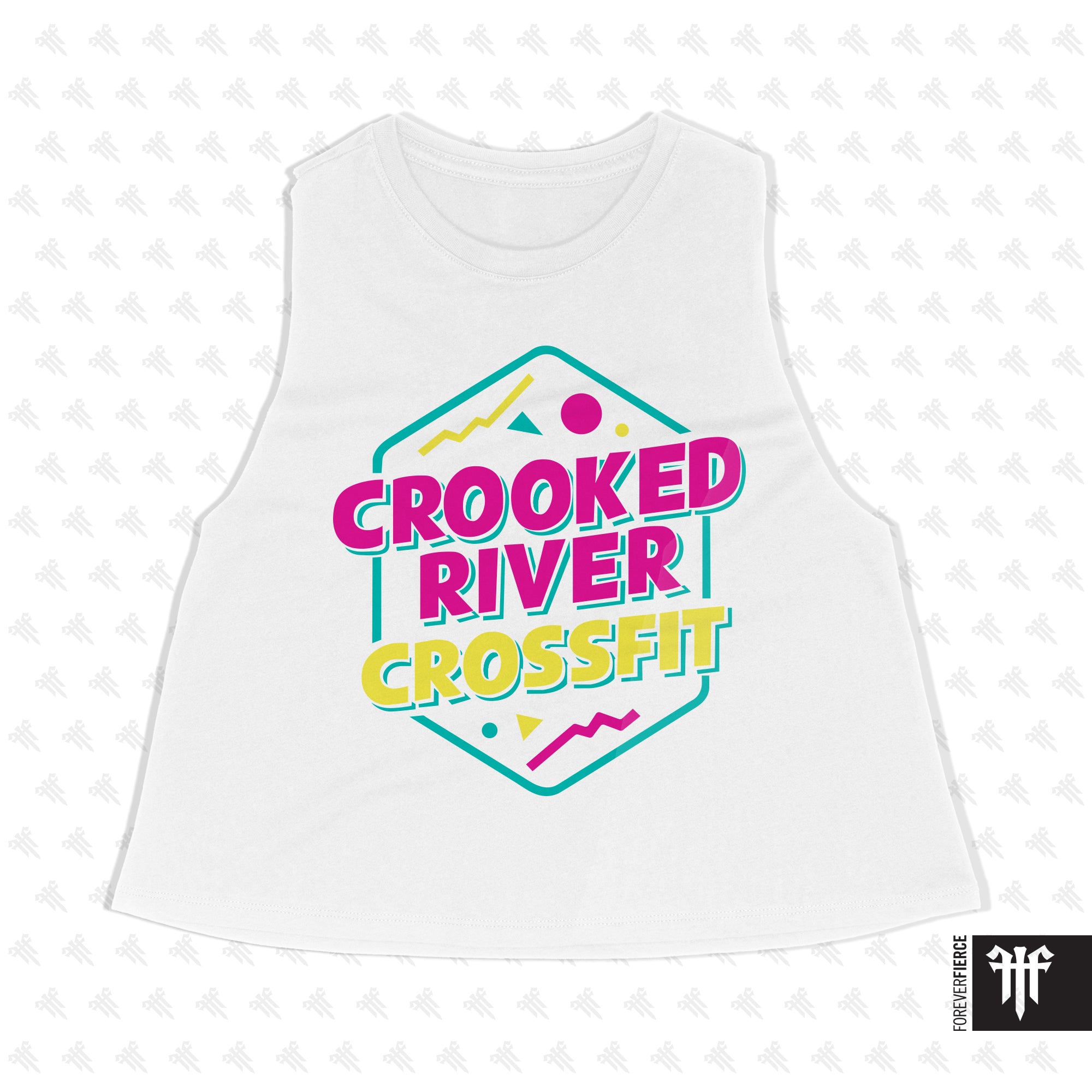 Crooked River CrossFit June 2025 Womens Crop Tank