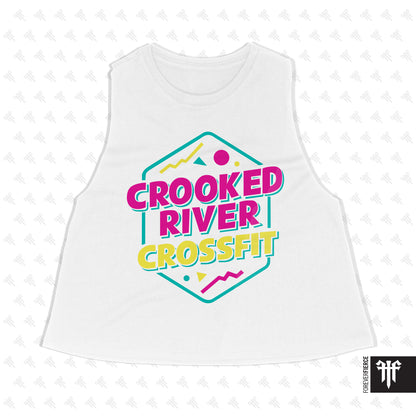 Crooked River CrossFit June 2025 Womens Crop Tank