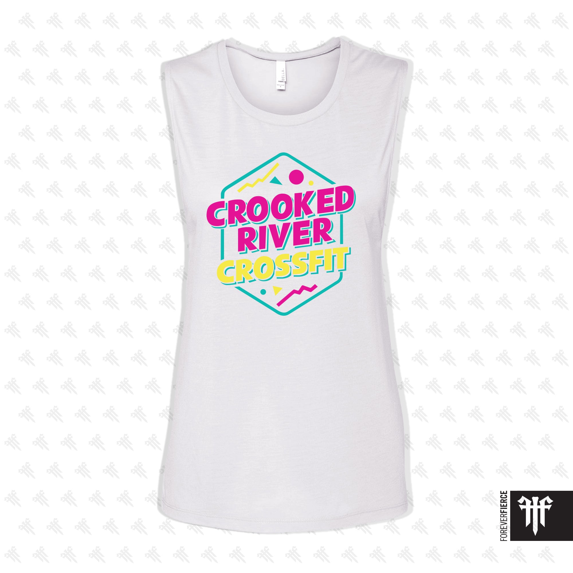 Crooked River CrossFit June 2025 Womens Muscle Tank