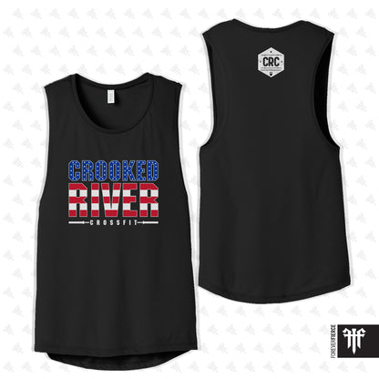 Crooked River CrossFit June 2026 Womens Muscle Tank