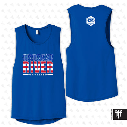 Crooked River CrossFit June 2026 Womens Muscle Tank