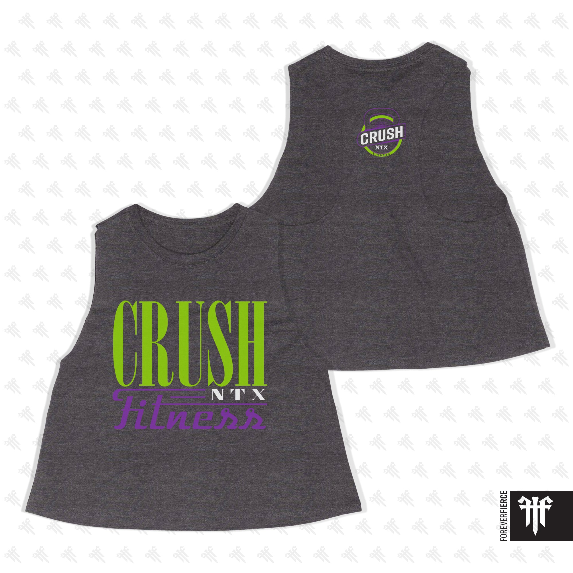 Crush NTX August 2025 Womens Crop Tank