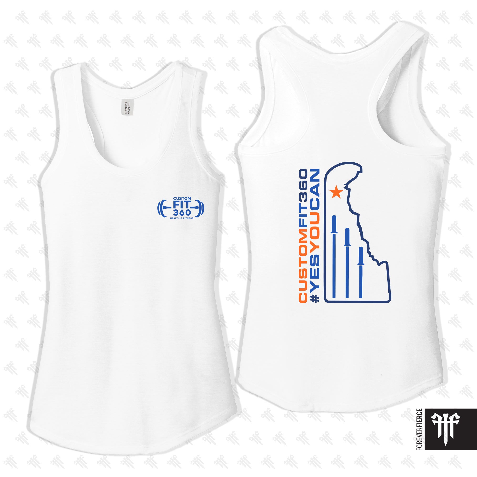 CustomFit360 March 2026 District Womens Racerback