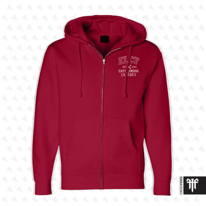 East Lansing CrossFit November 2025 Full-Zip Hoodie