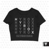 FX Fitness Studio July 2026 Hyrox Womens Crop Tee