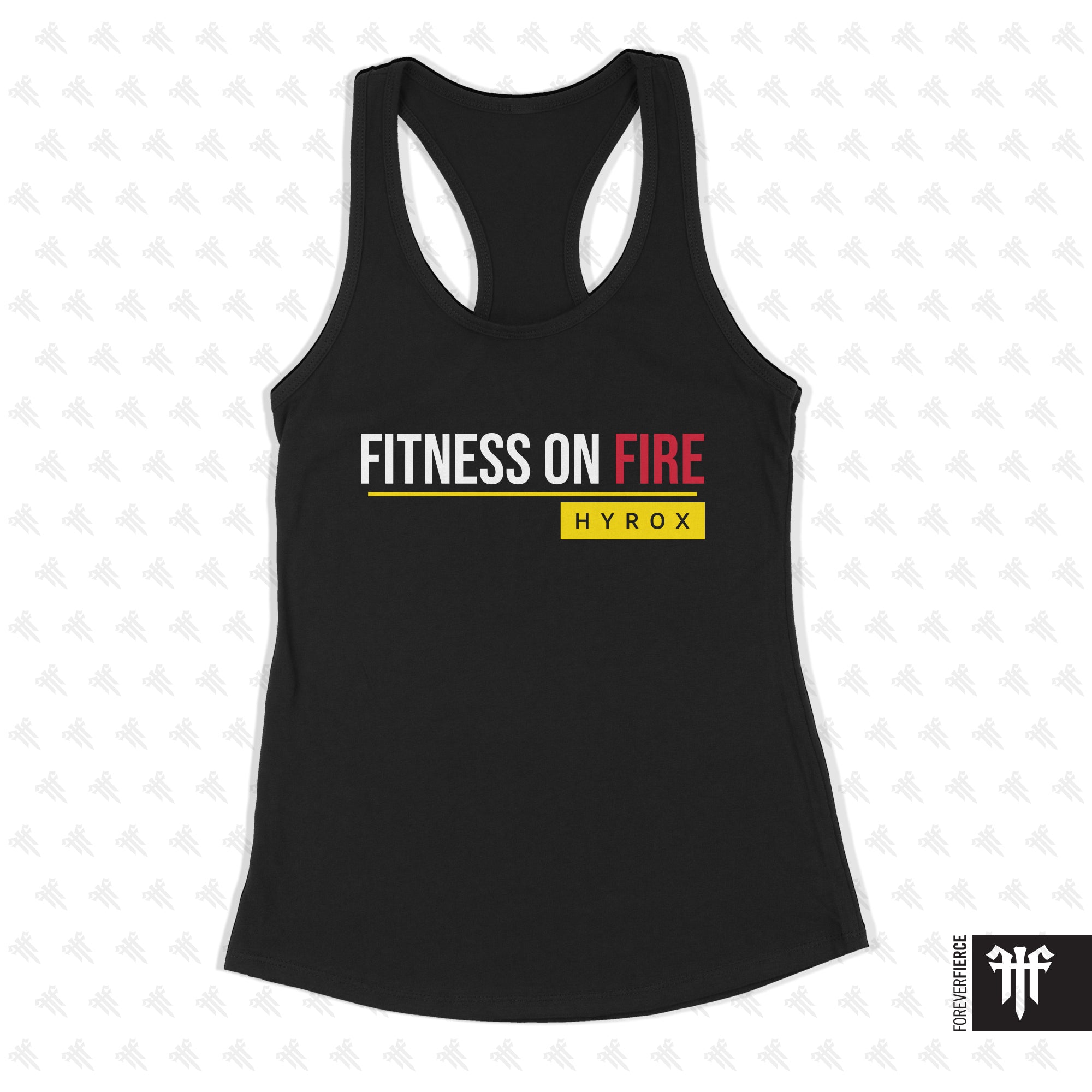 Fitness On Fire October 2025 Womens Racerback