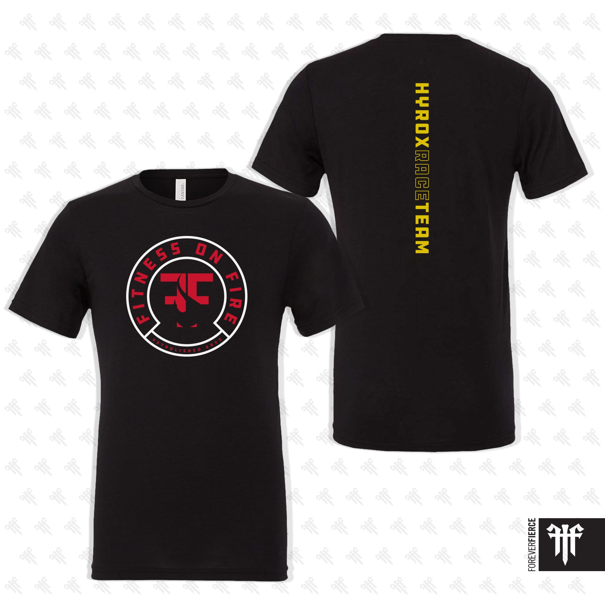 Fitness On Fire October 2025 Hyrox Race Team Tee
