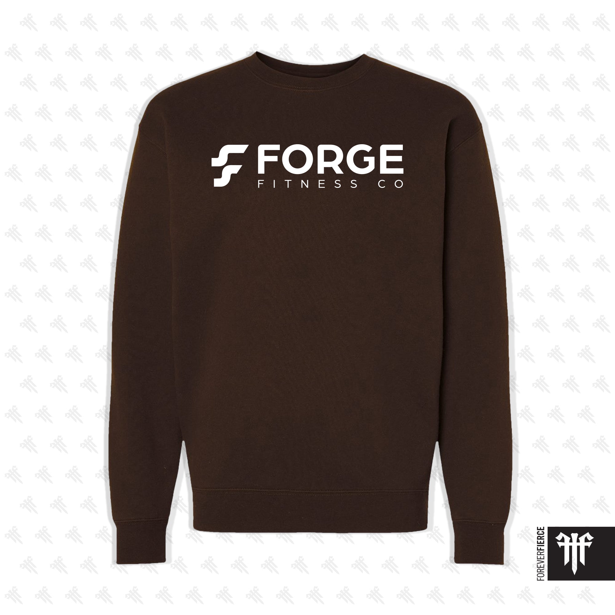 Forge Fitness November 2025 White Ink Crewneck