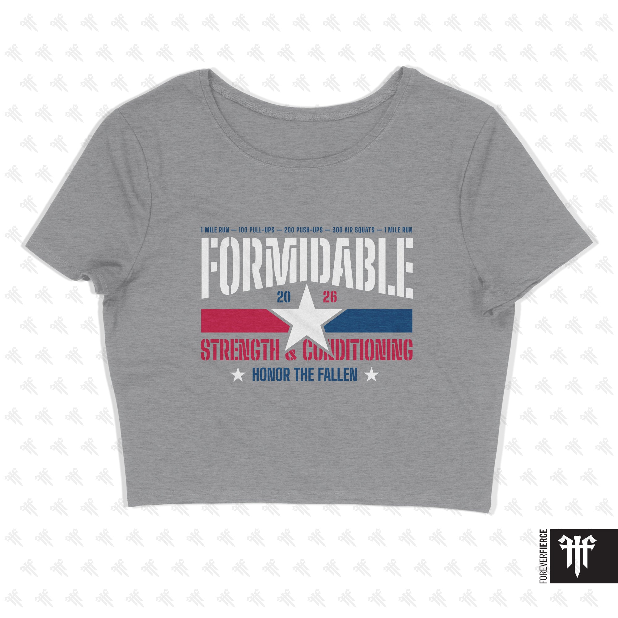 Formidable Strength & Conditioning April 2026 Womens Crop Tee