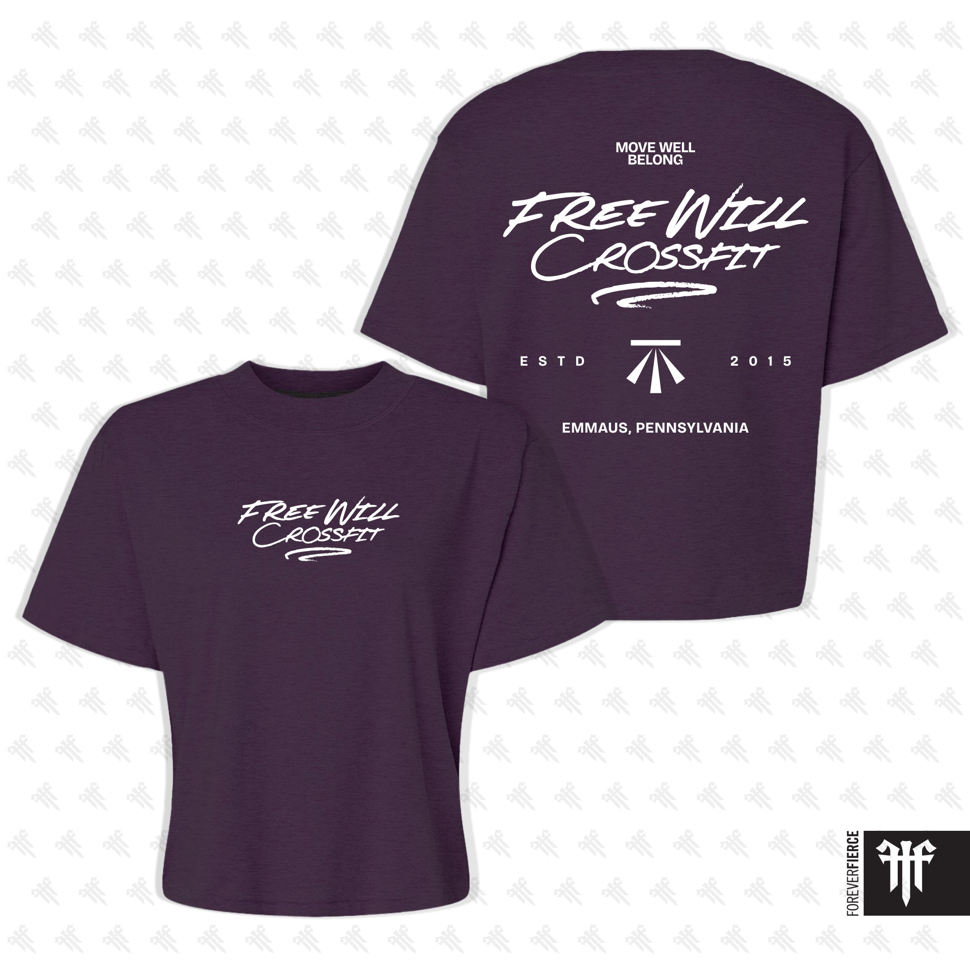 Free Will CrossFit March 2026 Womens Boxy Tee