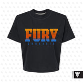 CrossFit Fury August 2026 Womens Crop Tee