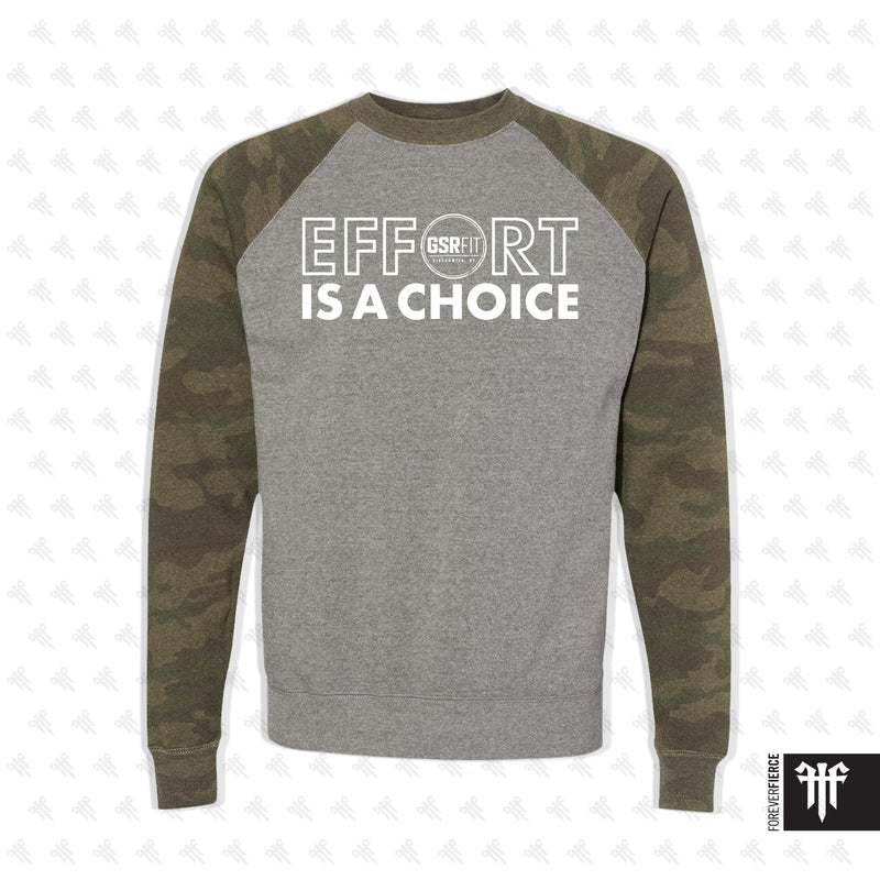 GSR Fit October 2026 Camo Crewneck