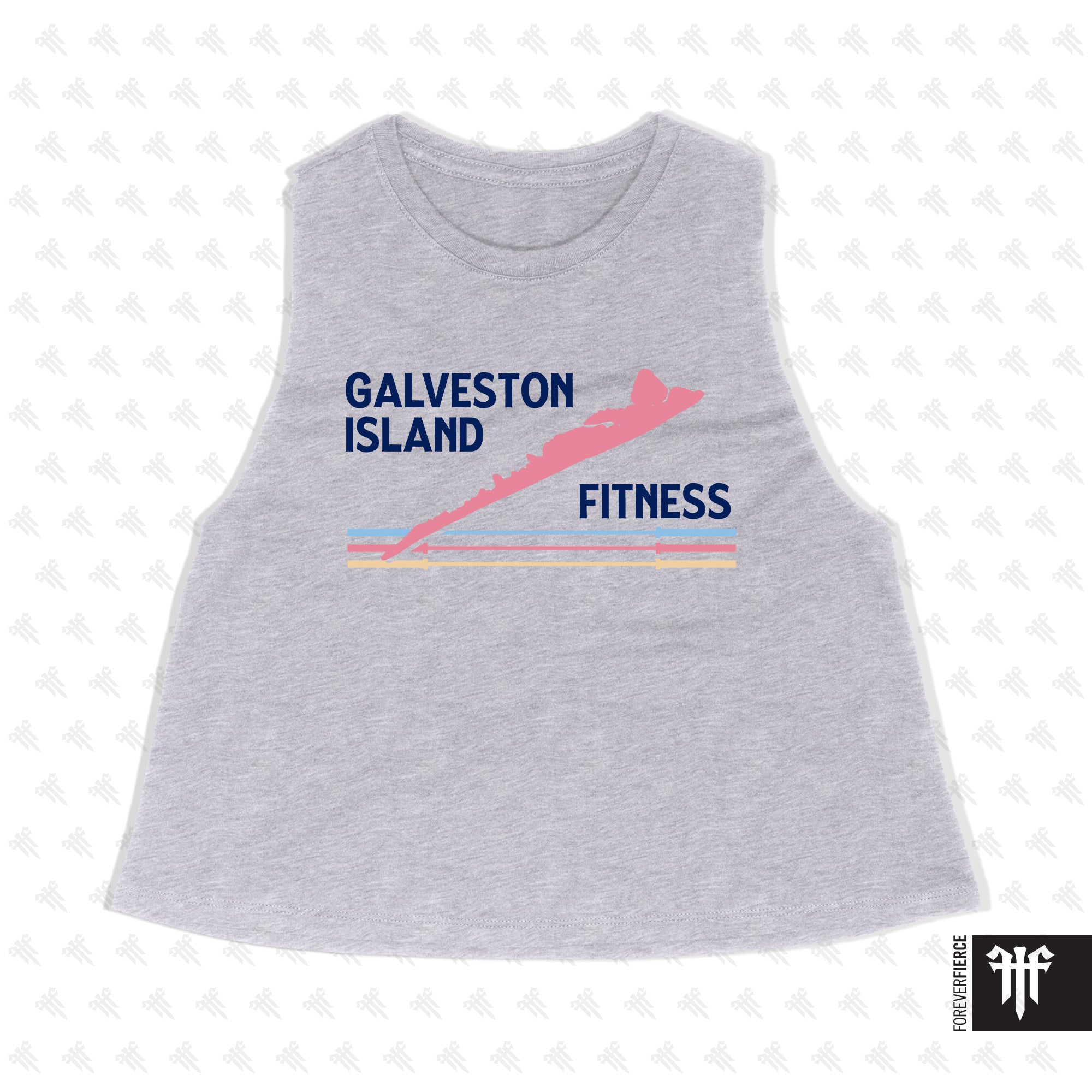 Galveston Island Fitness May 2026 Womens Crop Tank